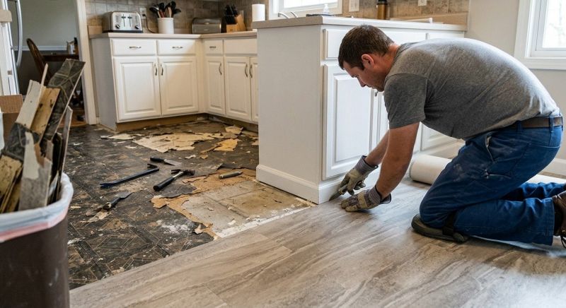 Linoleum Floor Installation in Black Hawk, CO