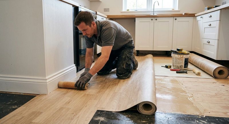 Sheet Linoleum Installation in Johnstown, CO